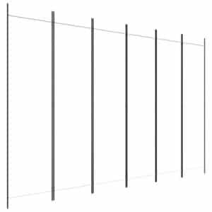 vidaXL 6-Panel Room Divider White 300x200 cm Fabric